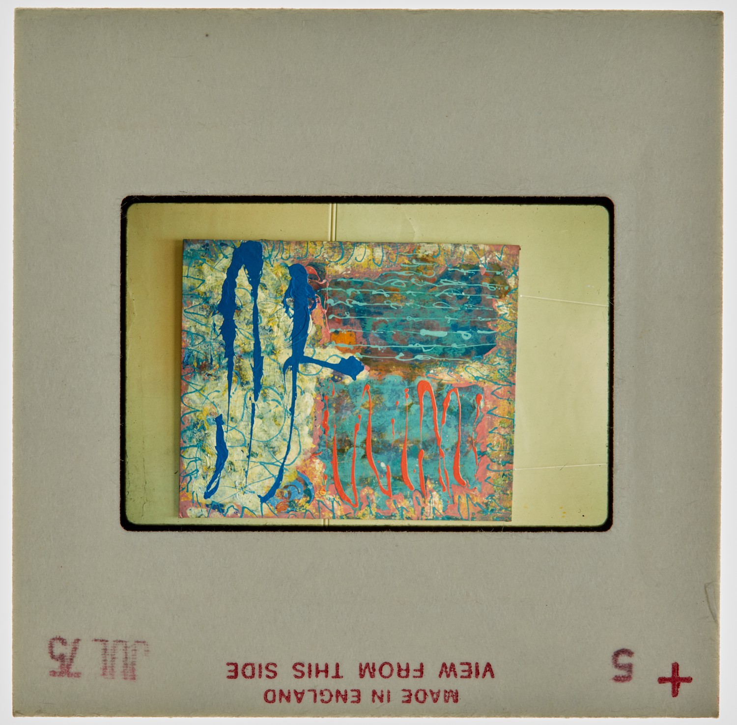 1975 Degree Show Slide - Creator unknown