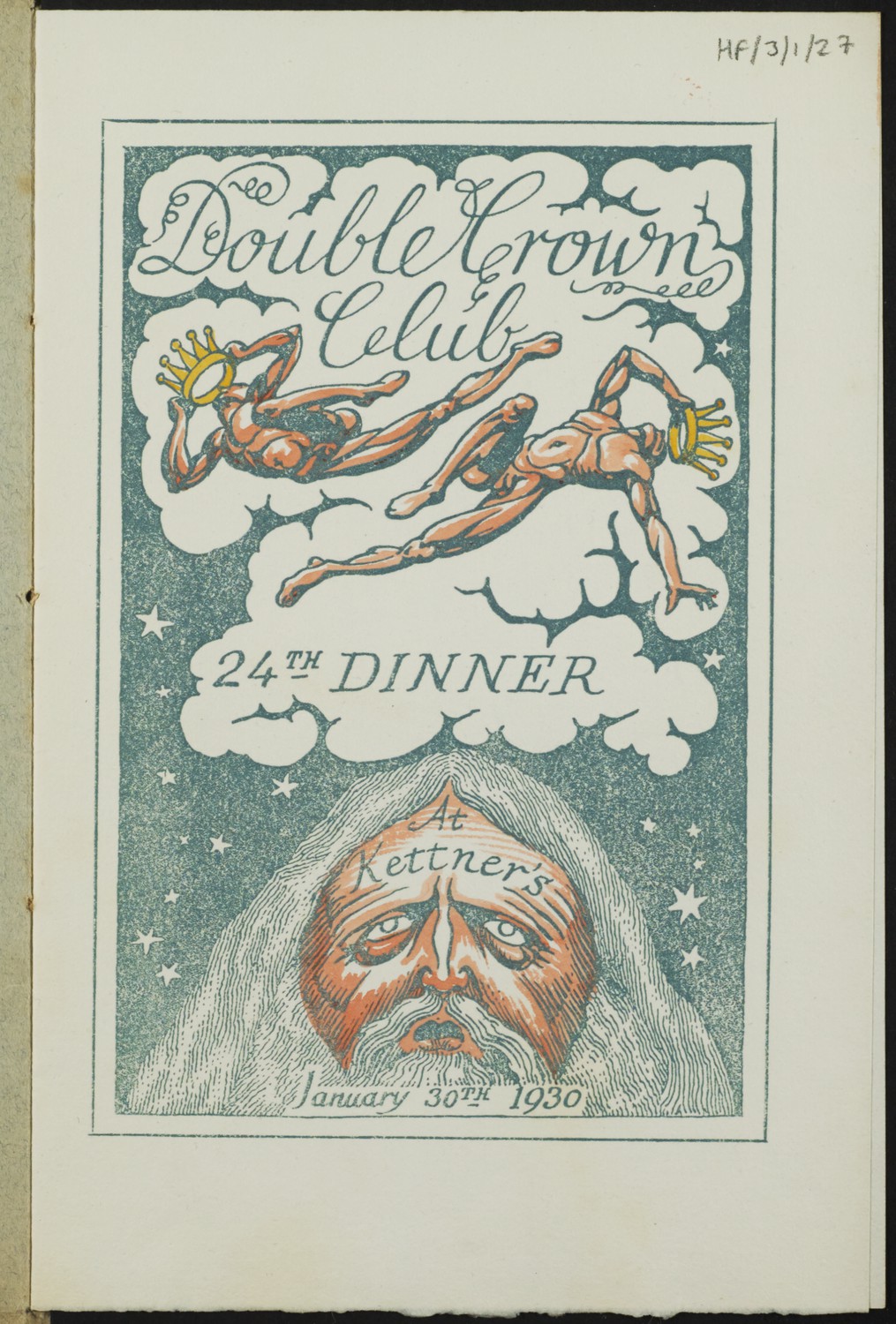 Twenty-fourth Dinner Menu