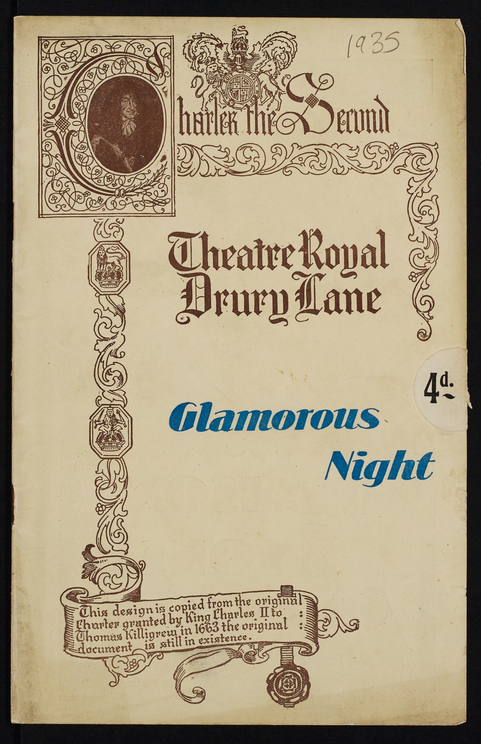 Glamorous night : - a musical play / - devised, written and composed by Ivor Novello.