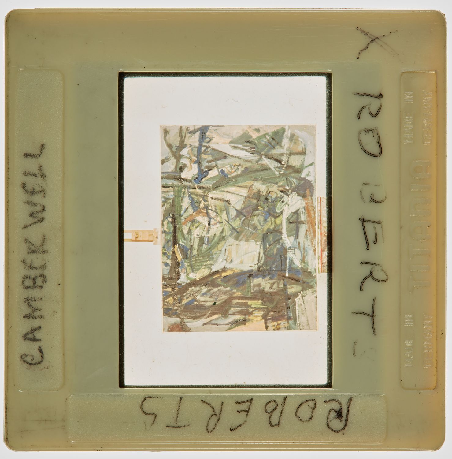 1967 Unlabelled Degree Show Slide - 'Roberts'
