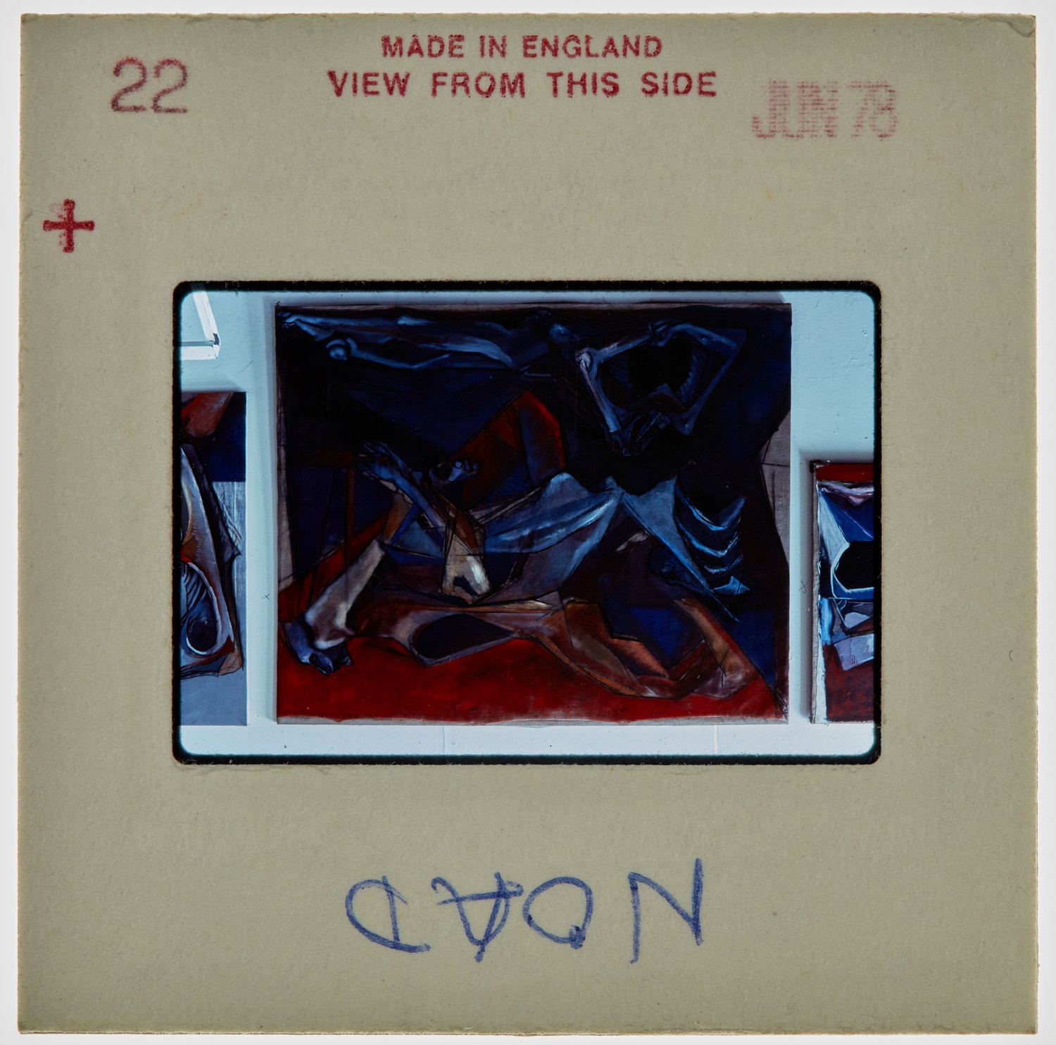 1978 BA Degree Show Slide - 'Noad'