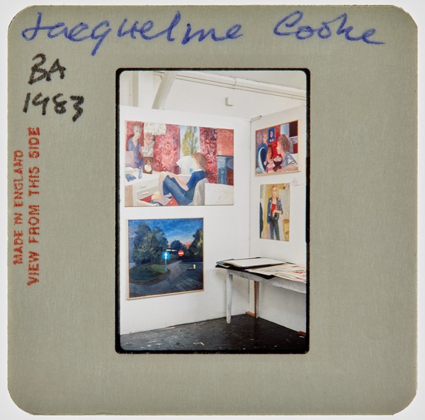 1983 BA Degree Show Slide - 'Jacqueline Cooke'