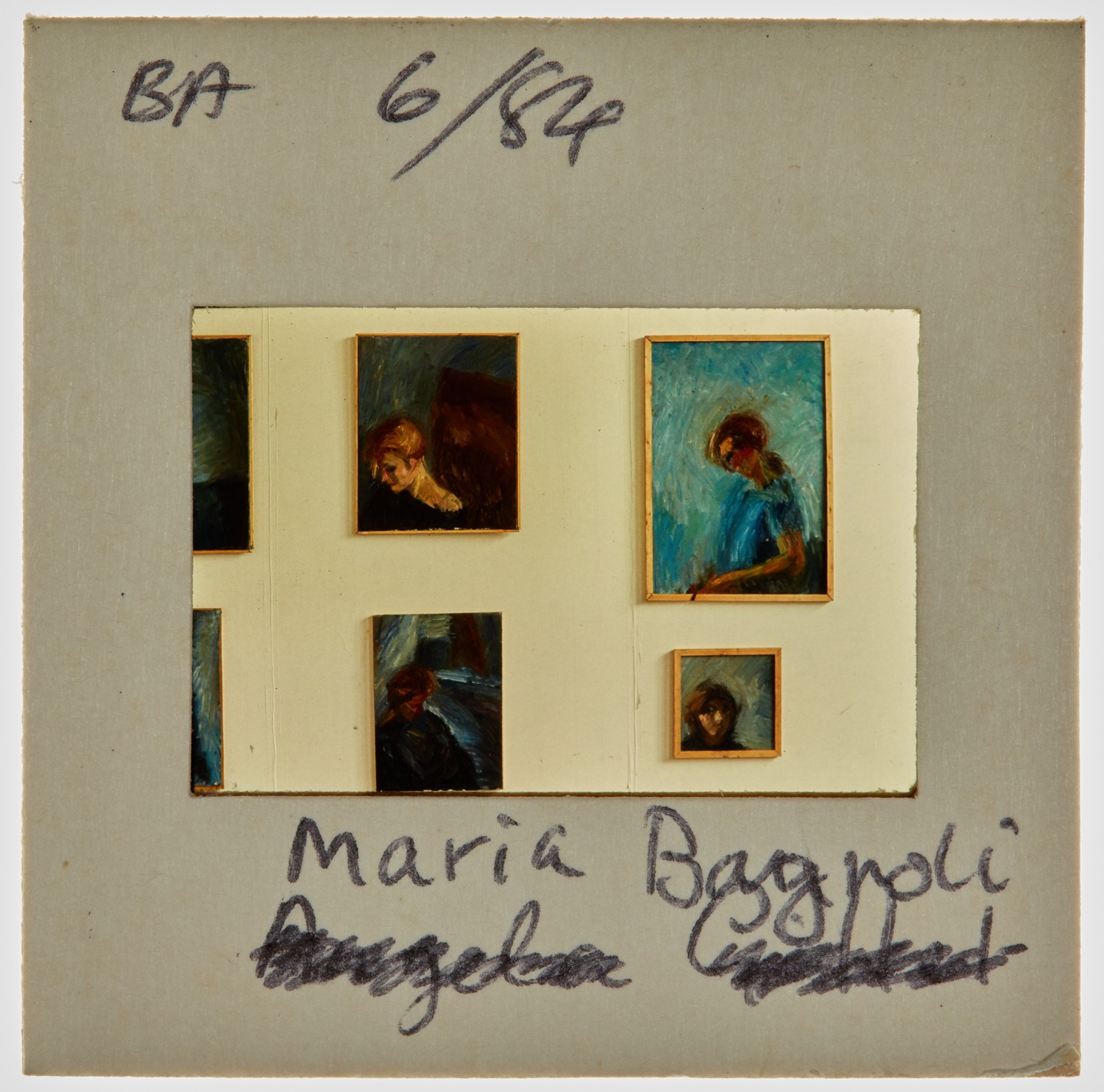 1984 BA Degree Show Slide - 'Maria Bagnoli'