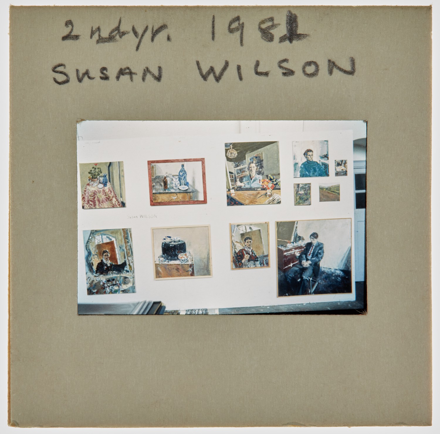 1981 2nd Year Degree Show Slide - 'Susan Wilson'