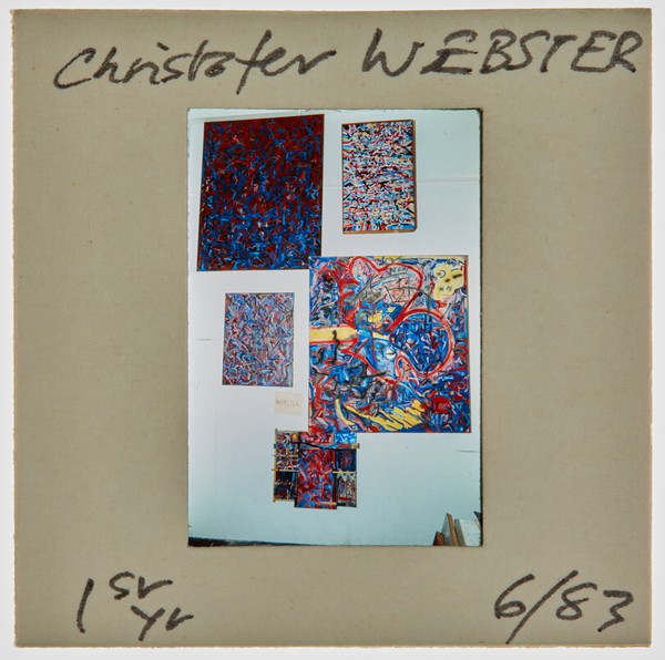 1983 1st Year Degree Show Slide - 'Christofer Webster'