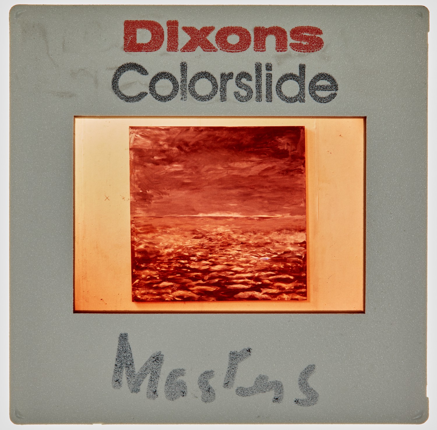 1975 BA Assessment Degree Show Slide - 'Masters'