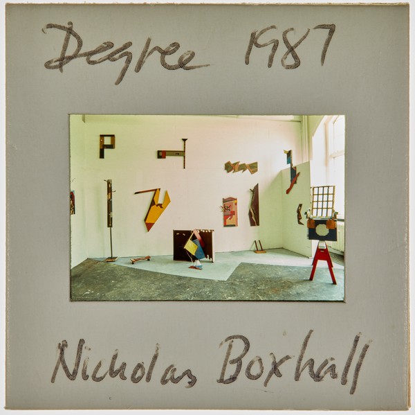 1987 BA Degree Show Slide - 'Nicholas Boxhall'