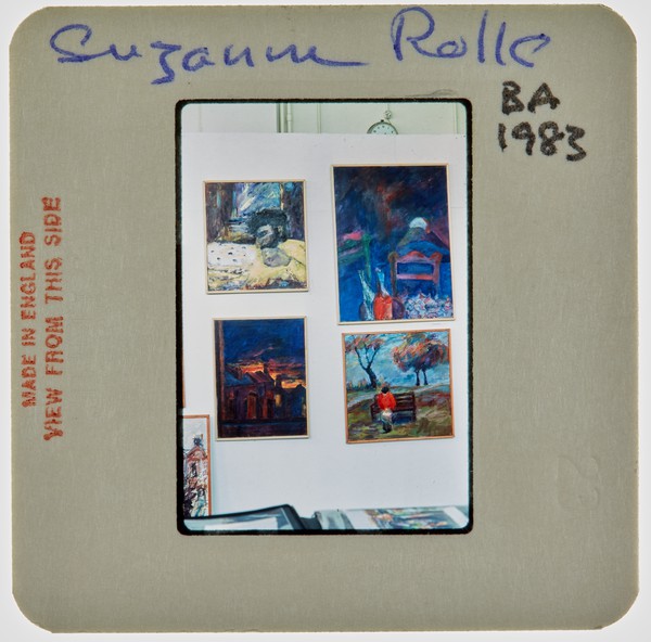1983 BA Degree Show Slide - 'Suzanne Roles'