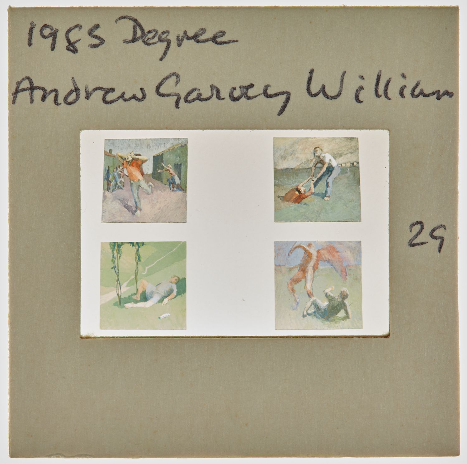 1983 BA Degree Show Slide - 'Andrew Garvey-Williams'