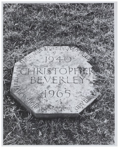 Tombstone lettering