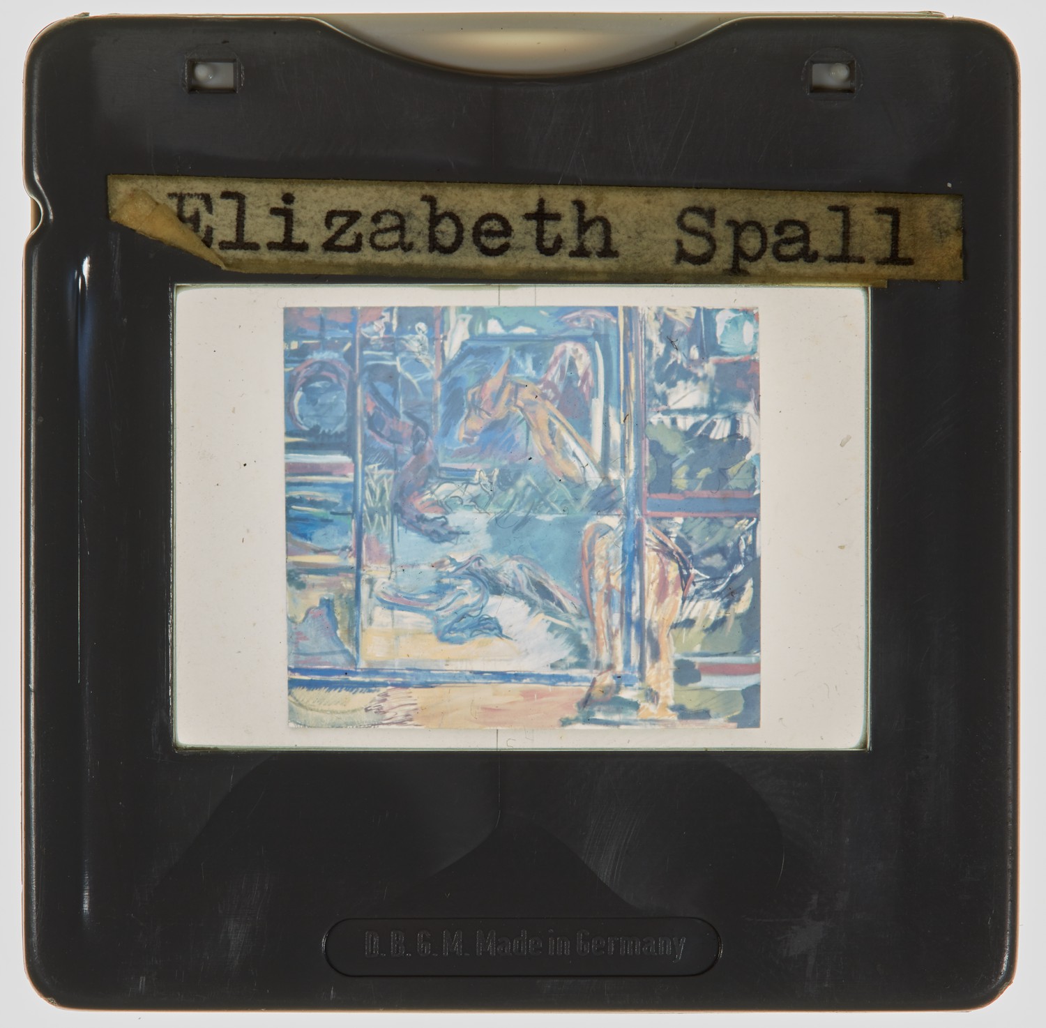 1970 Diploma in Painting Degree Show Slide - 'Elizabeth Spall'