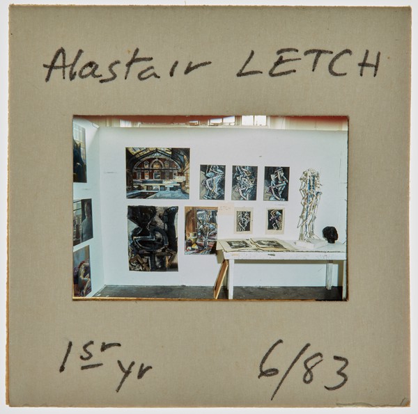 1983 1st Year Degree Show Slide - 'Alastair Letch'