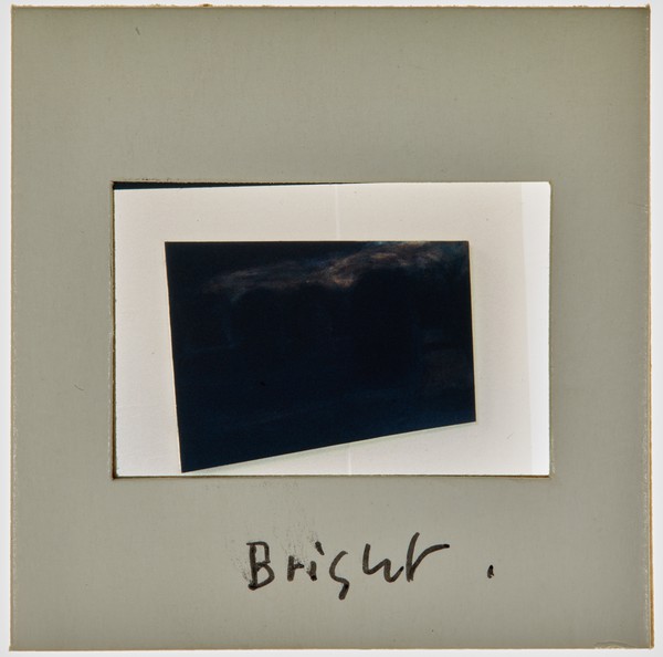 1987 2nd Year Degree Show Slide - 'Bright'