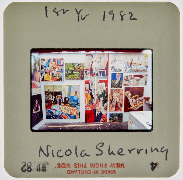 1982 1st Year Summer Exhibition Slide - 'Nicola Sherring'