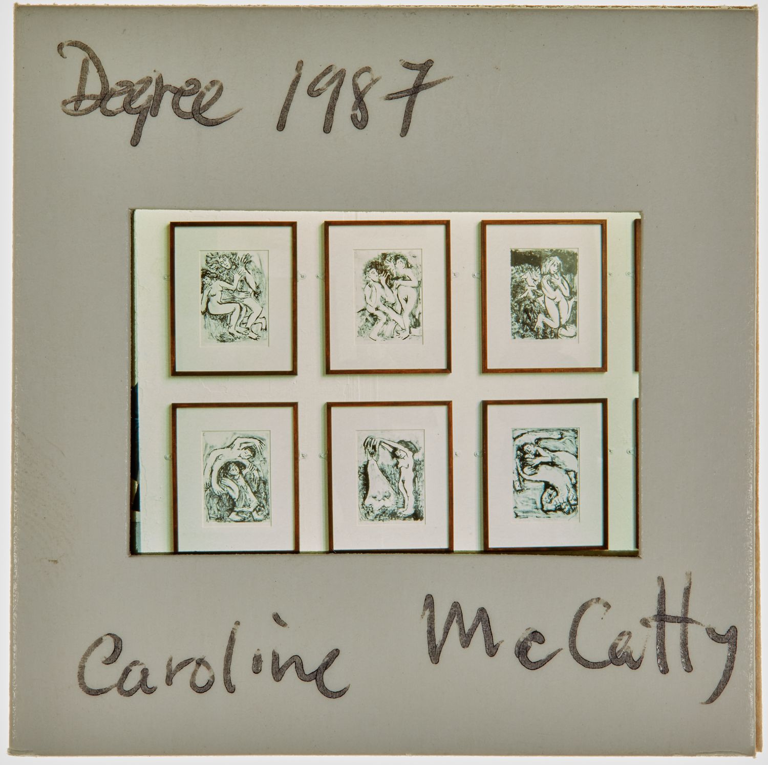 1987 BA Degree Show Slide - 'Caroline McCatty'