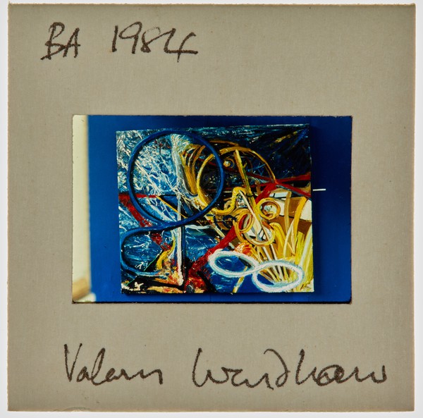 1984 BA Degree Show Slide - 'Valery Wardlaw'