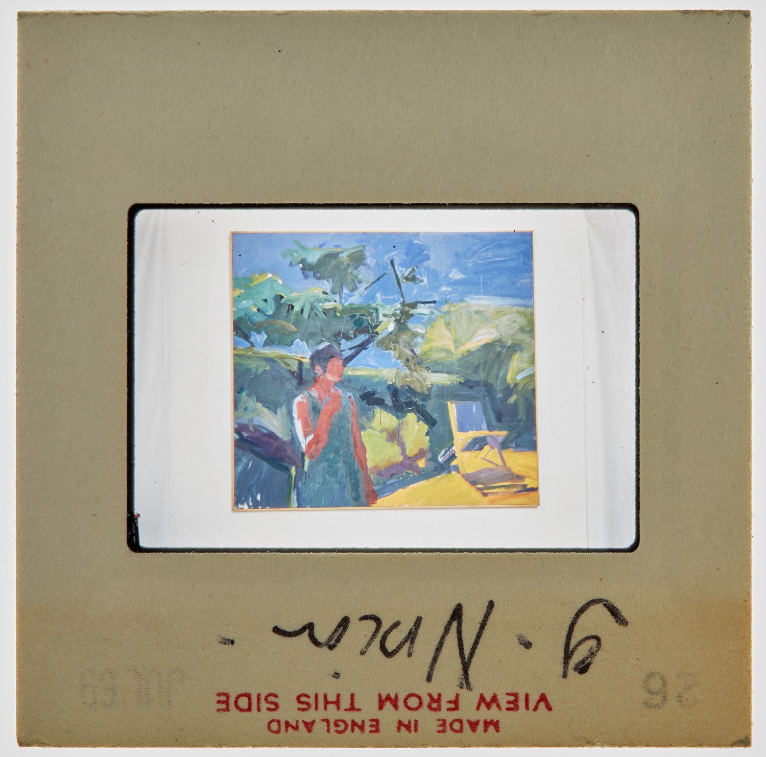 1969 Diploma in Painting Degree Show Slide - 'G Nixon'