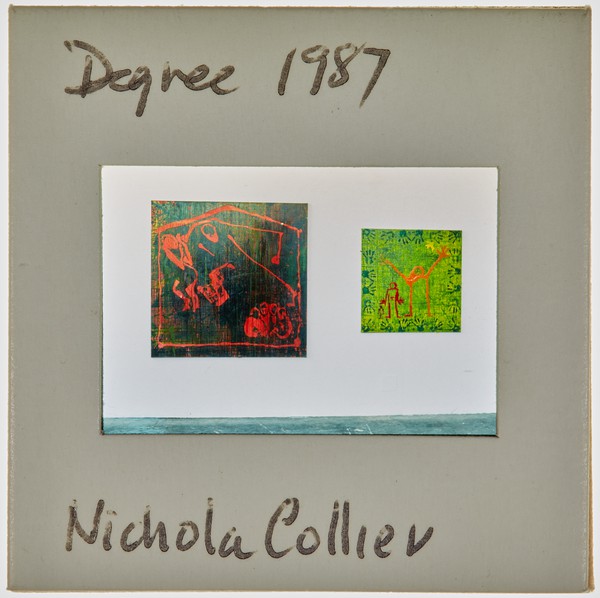 1987 BA Degree Show Slide - 'Nichola Collier'