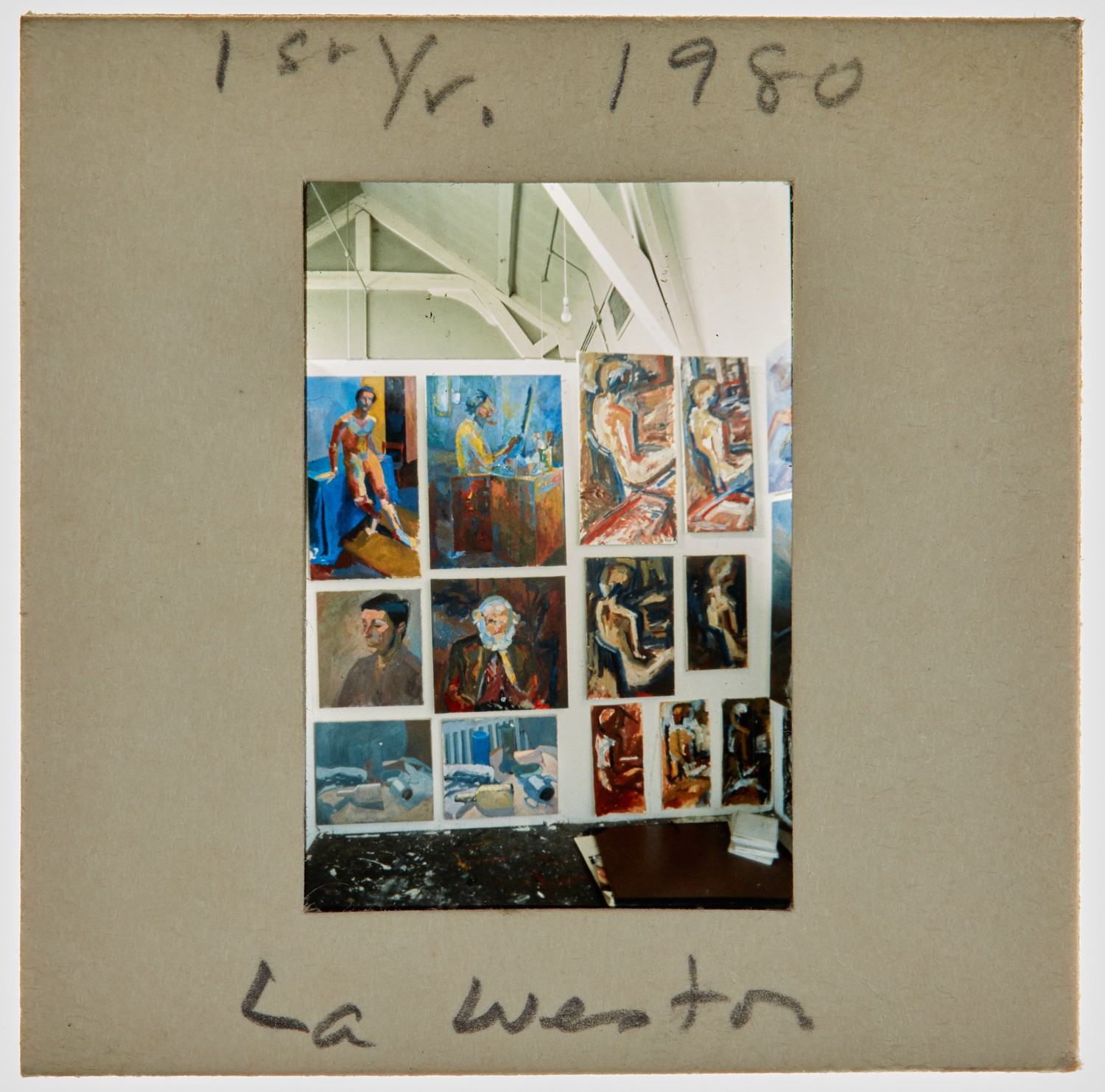 1980 1st Year Degree Show Slide - 'La Weston'