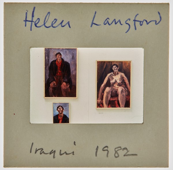 1982 Iraqi Exhibition Slide - 'Helen Langford'