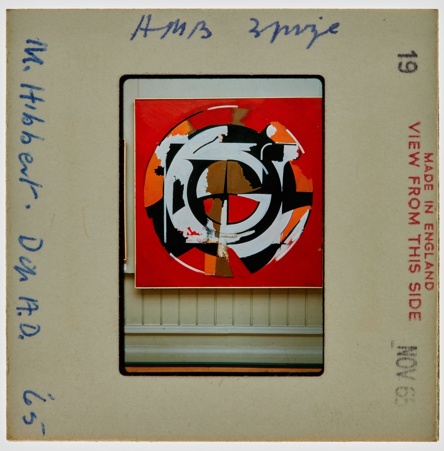 1965 Diploma Degree Show Slide - 'M Hibbet'