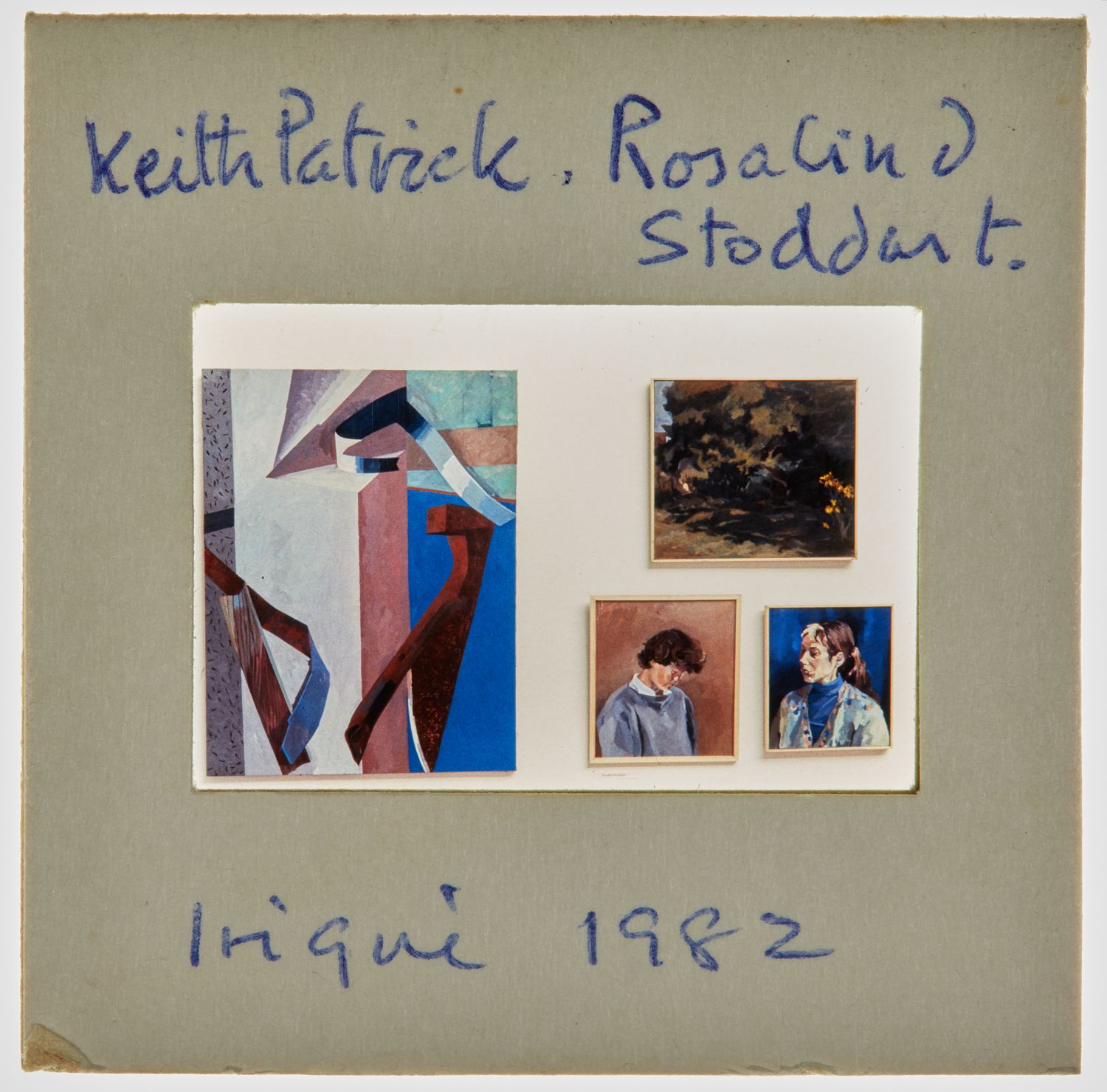 1982 Iraqi Exhibition Slide - 'Keith Patrick', 'Rosalind Stoddart'
