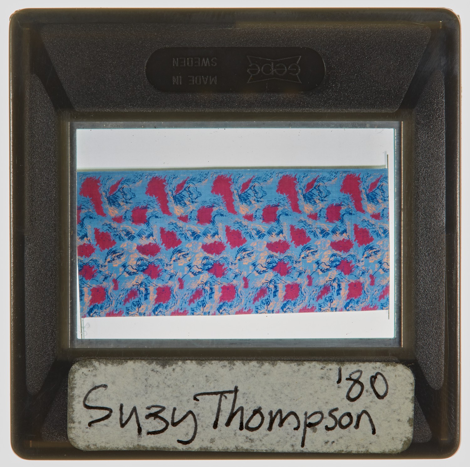 1981 2nd Year Print Project Space Slide - 'Suzy Thompson'