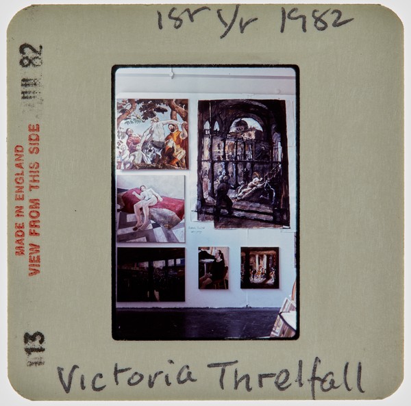 1982 1st Year Summer Exhibition Slide - 'Victoria Threlfall'