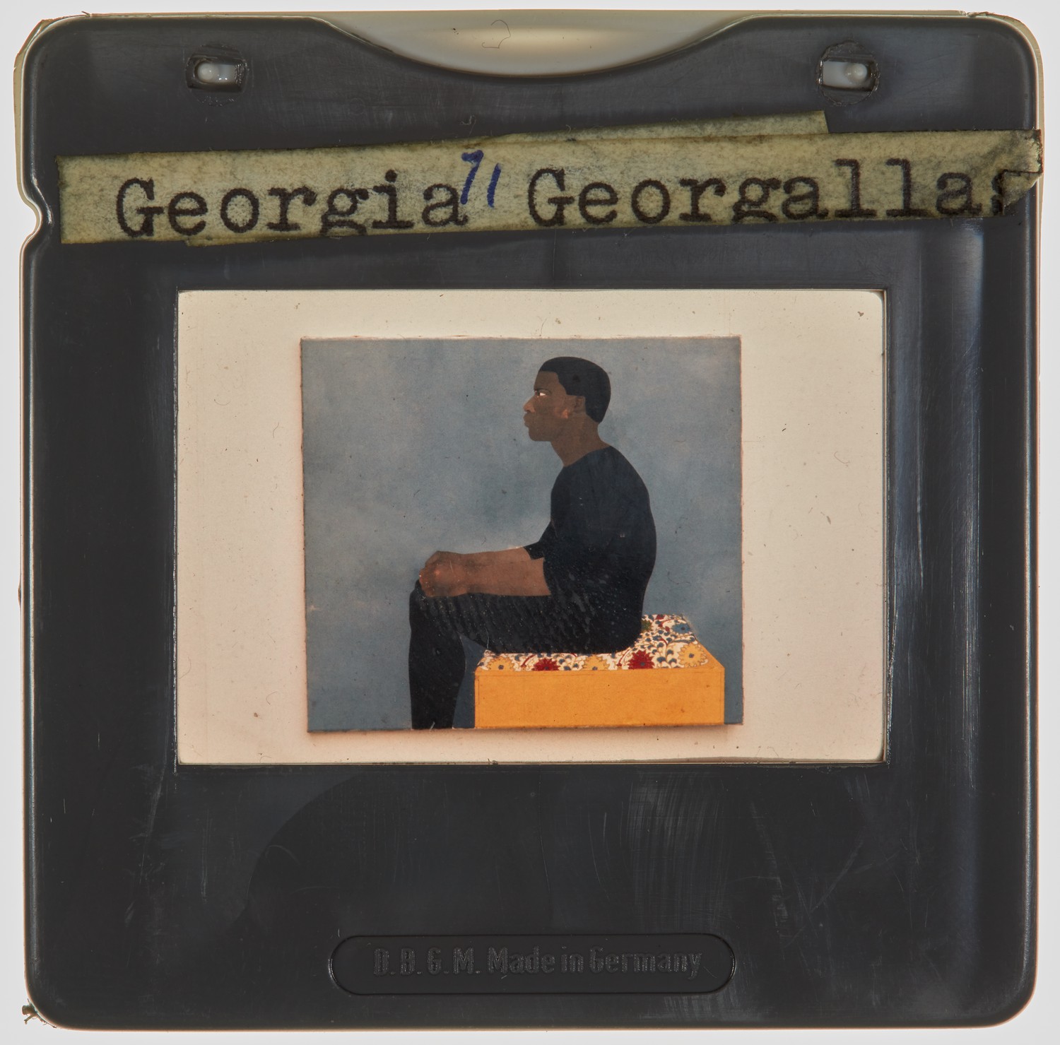 1971 Diploma in Painting Degree Show Slide - 'Georgia Georgalla'