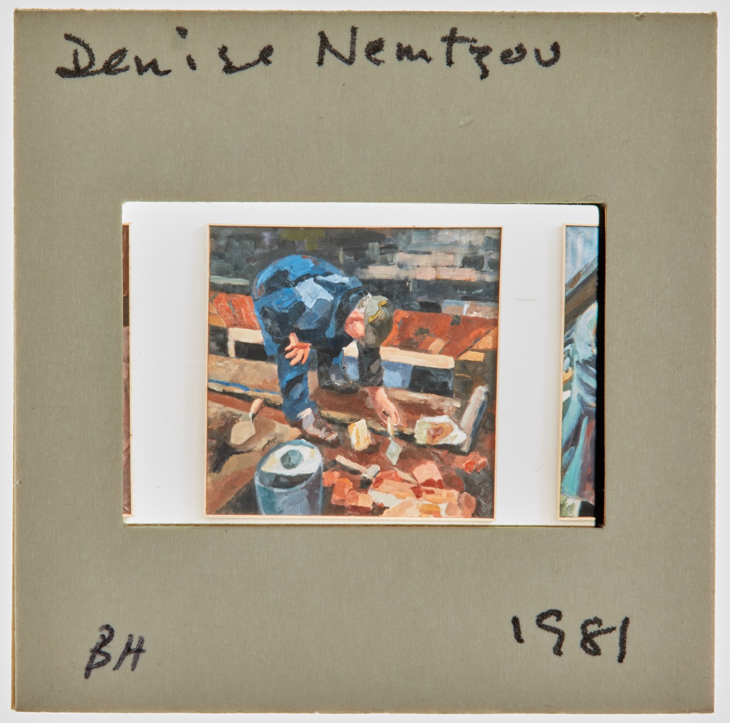 1981 BA Degree Show Slide - 'Denise Nemtzov'