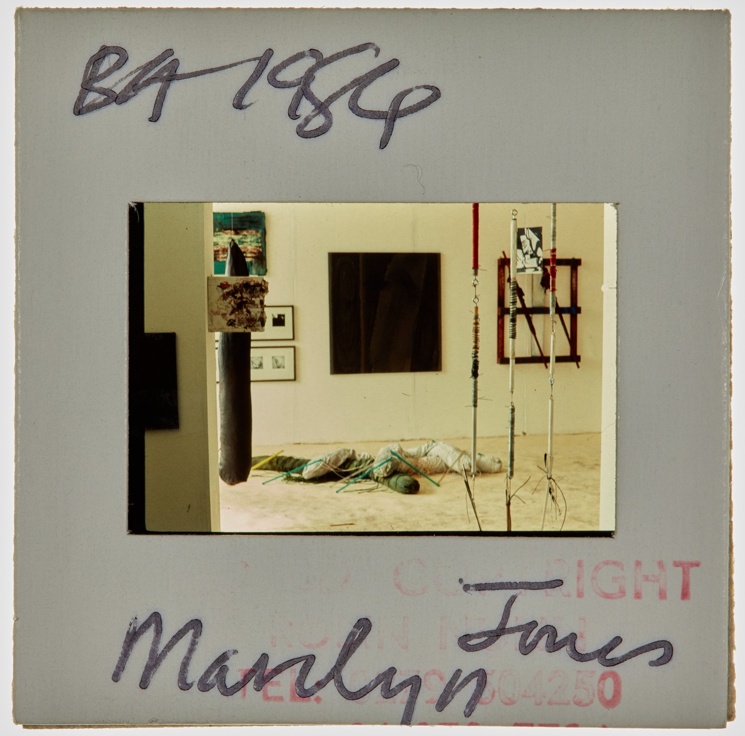 1984 BA Degree Show Slide - 'Marilyn Jones'