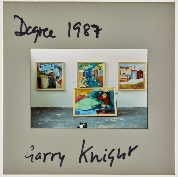 1987 BA Degree Show Slide - 'Garry Knight'