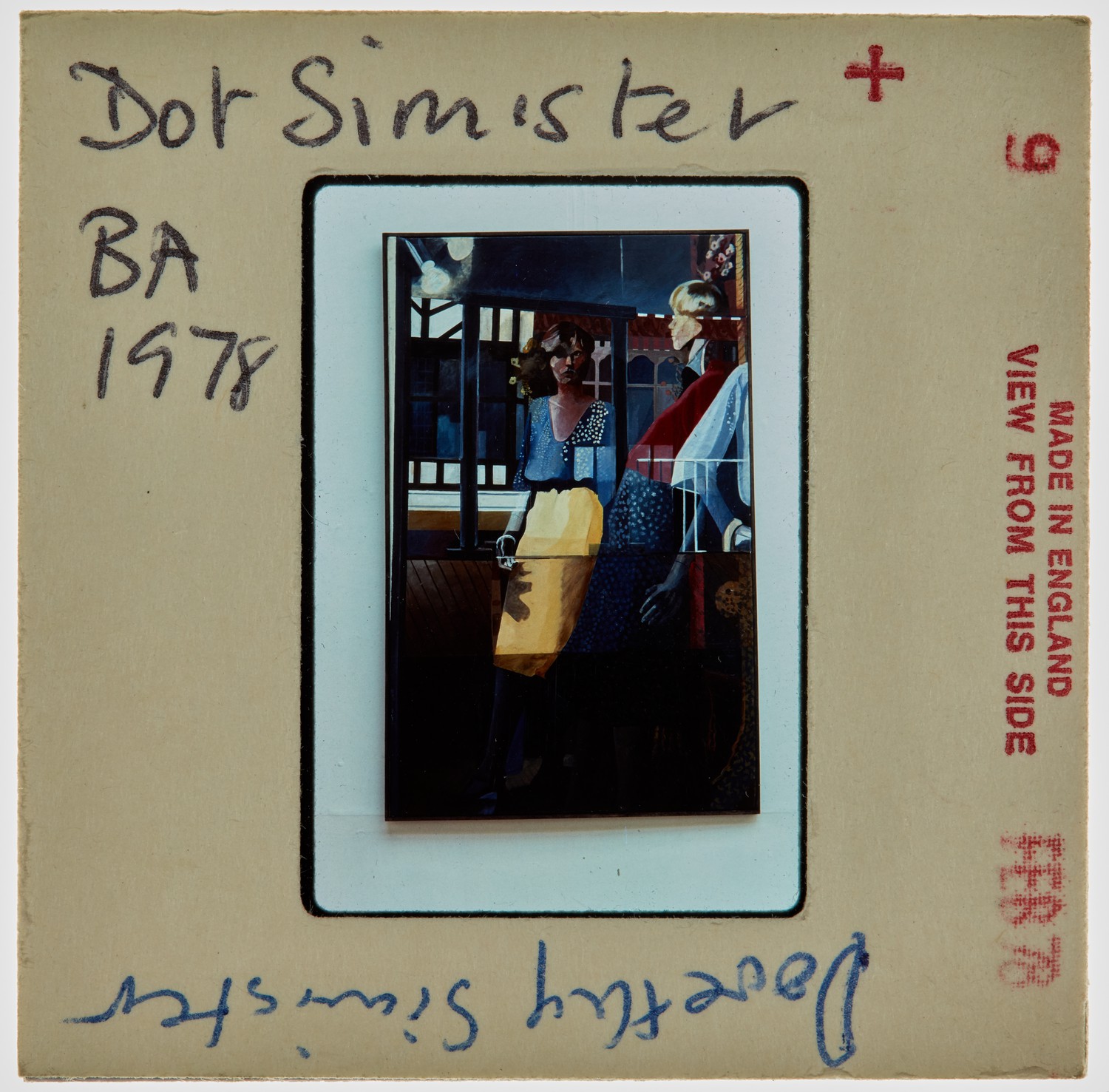 1978 BA Degree Show Slide - 'Dorothy Simister'