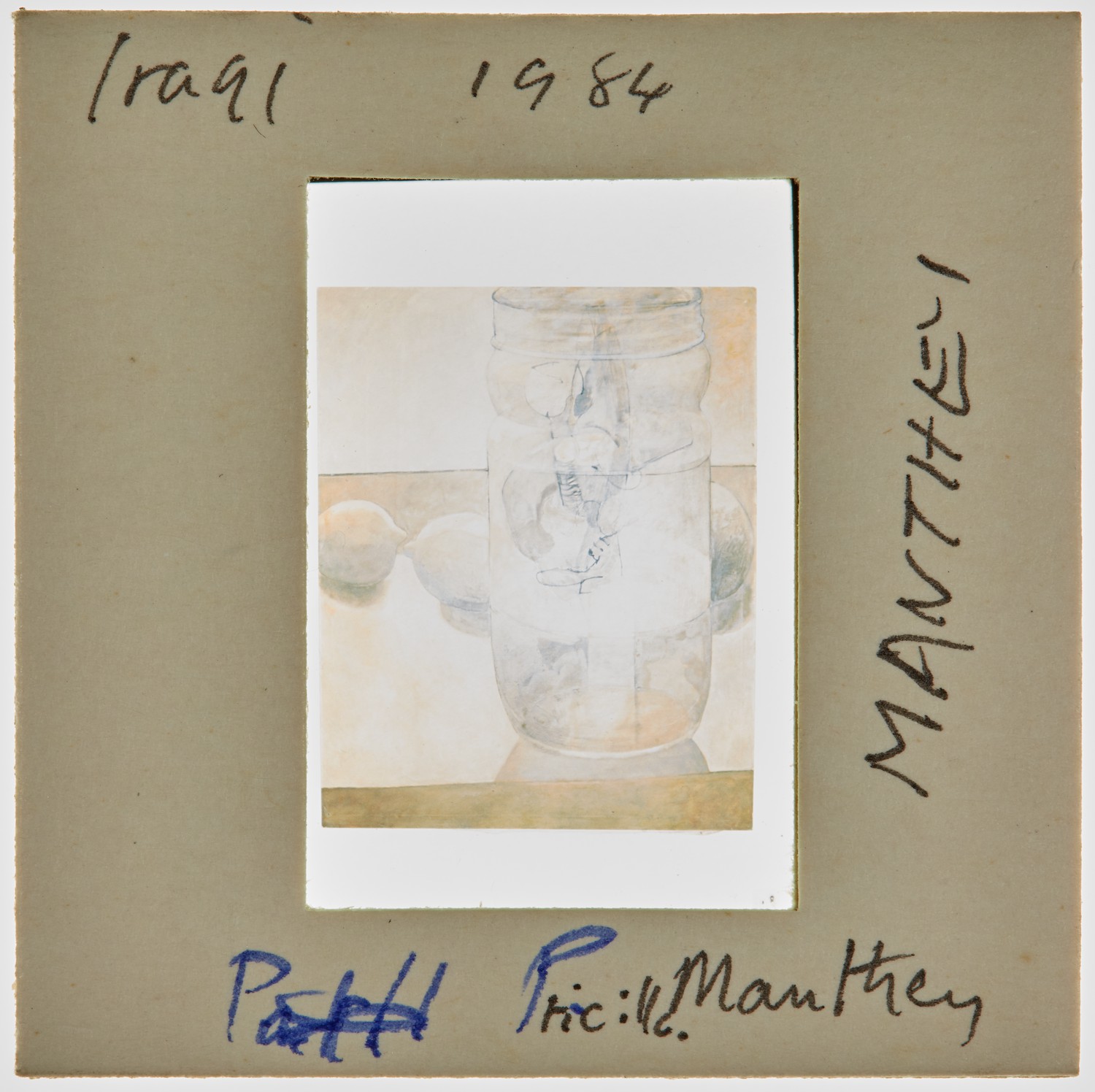 1984 Iraqi Exhibition Slide - 'Priscilla Manthey'
