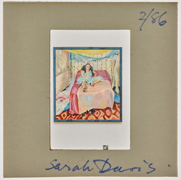 1986 South London Gallery Exhibition Slide - 'Sarah Davis'