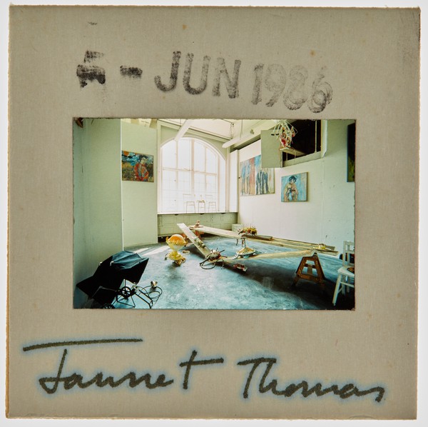 1986 BA Degree Show Slide - 'Jannet Thomas'