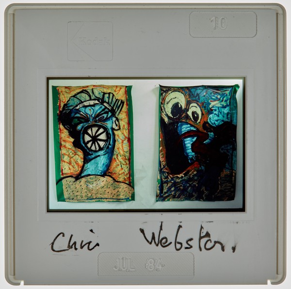 1984 2nd Year Degree Show Slide - 'Chris Webster'