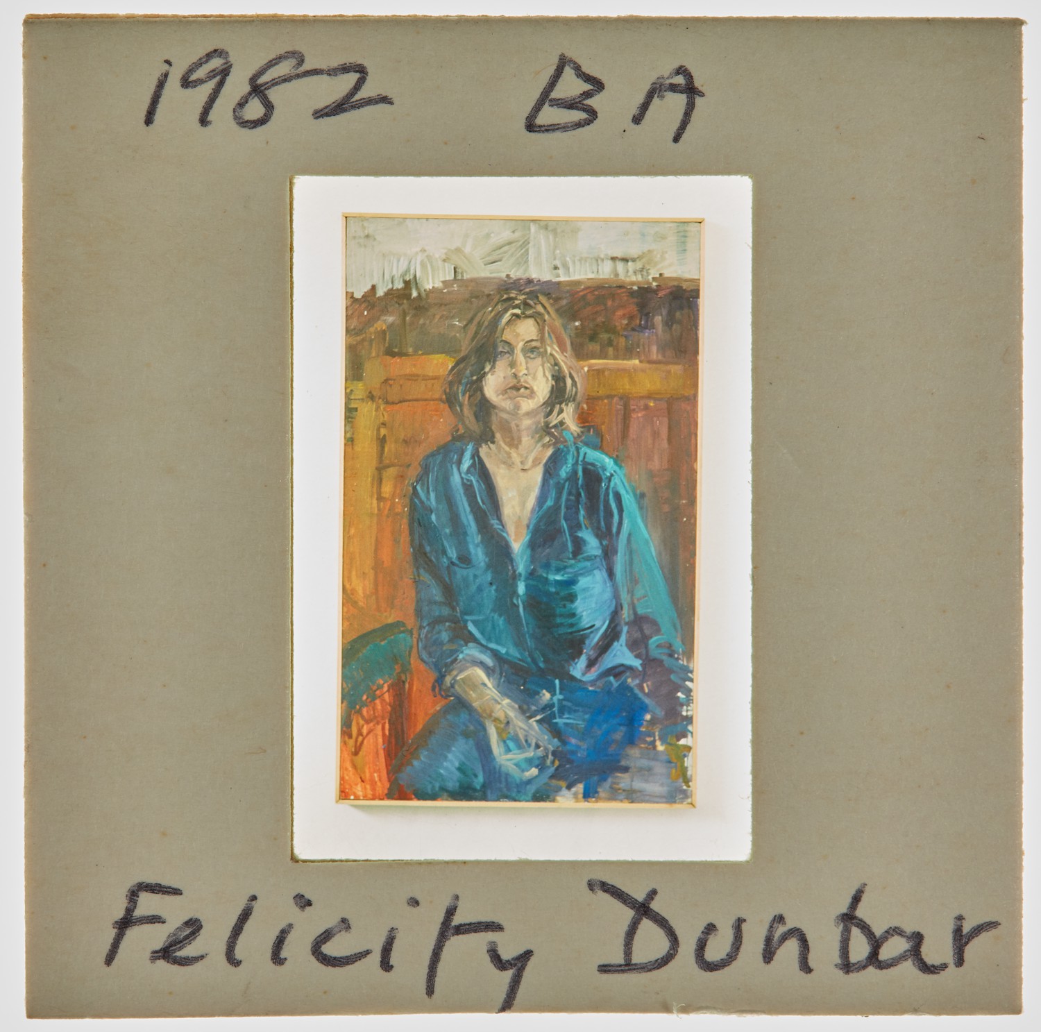 1982 BA Degree Show Slide - 'Felicity Dunbar'