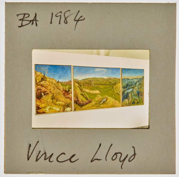 1984 BA Degree Show Slide - 'Vince Lloyd'