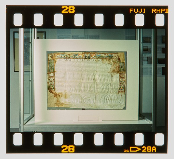 2001 MA Conservation Degree Show Slide - Creator unknown