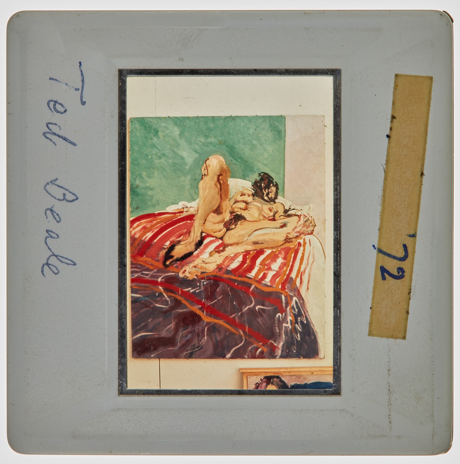 1972 Diploma in Painting Degree Show Slide - 'Ted Beale'