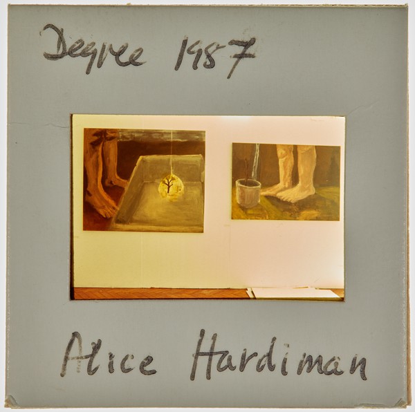 1987 BA Degree Show Slide - 'Alice Hardiman'