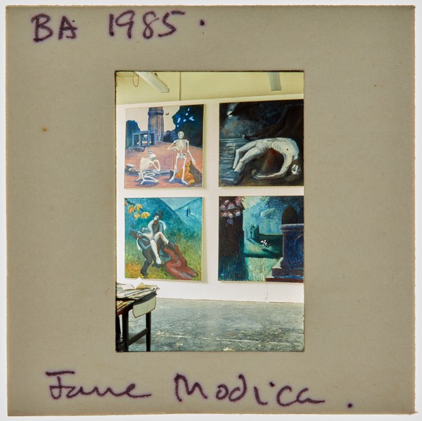 1985 BA Degree Show Slide - 'Jane Modica'