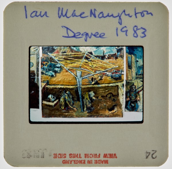 1983 BA Degree Show Slide - 'Ian Macnaughton'
