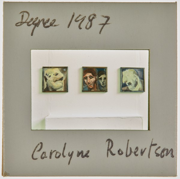 1987 BA Degree Show Slide - 'Carolyne Robertson'