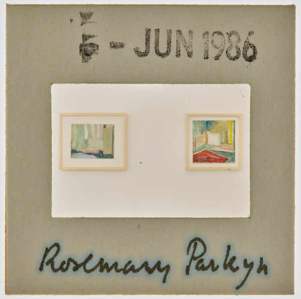 1986 BA Degree Show Slide - 'Rosemary Parkyn'