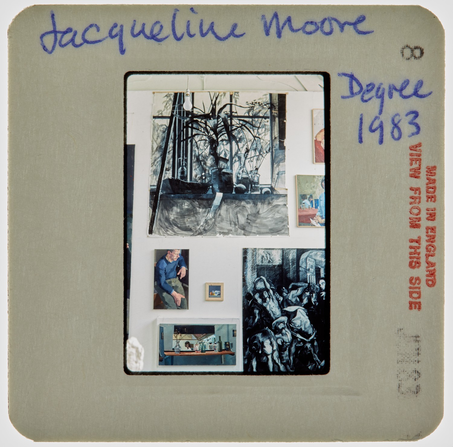 1983 BA Degree Show Slide - 'Jacqueline Moore'