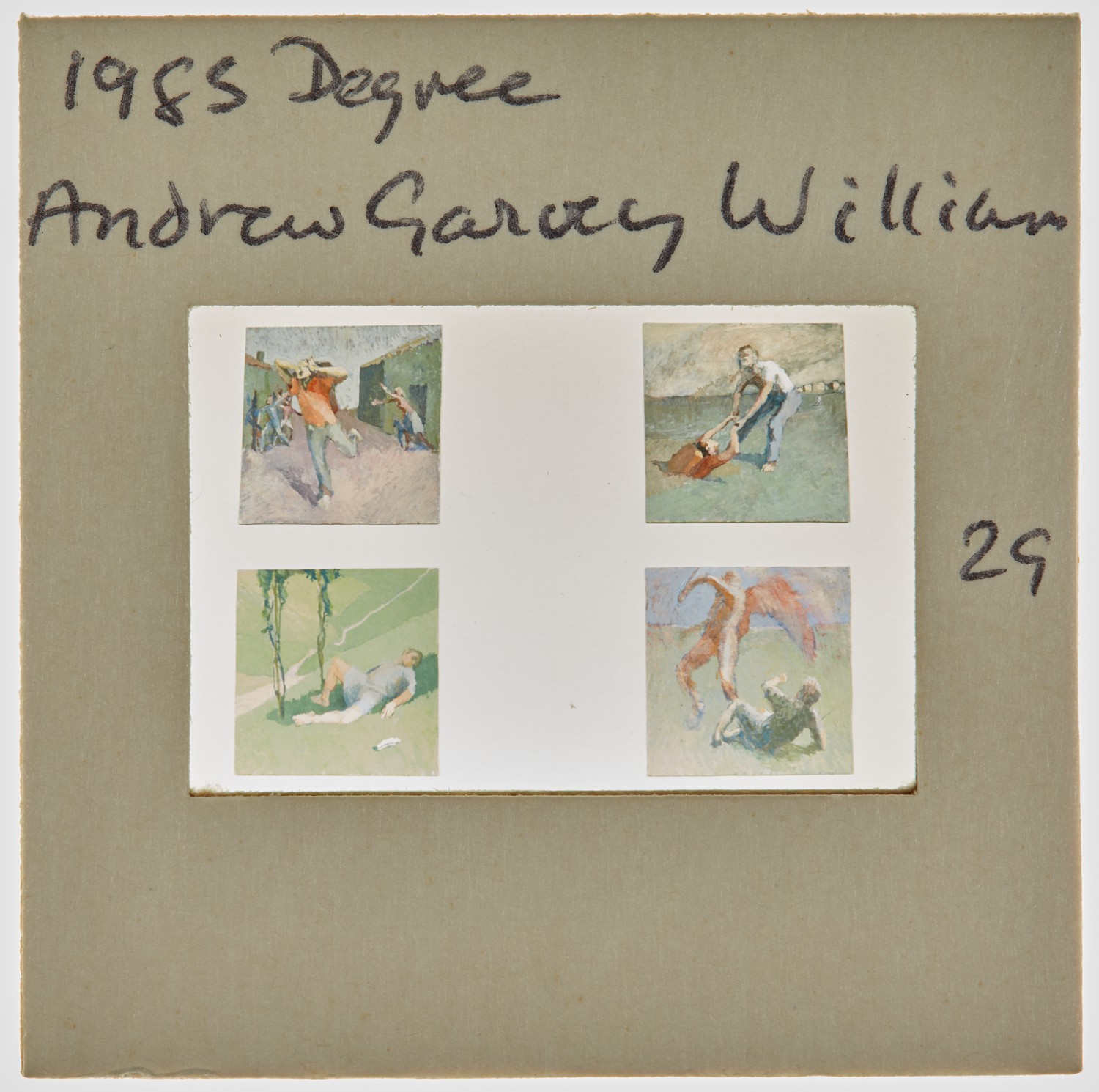1983 BA Degree Show Slide - 'Andrew Garvey-Williams'