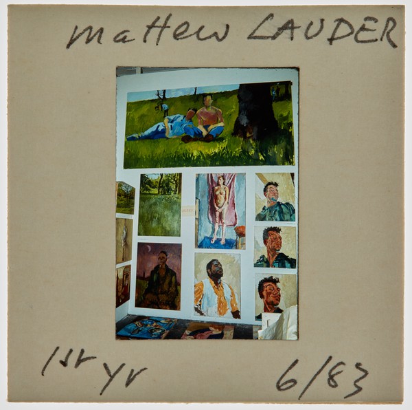 1983 1st Year Degree Show Slide - 'Matthew Lauder'
