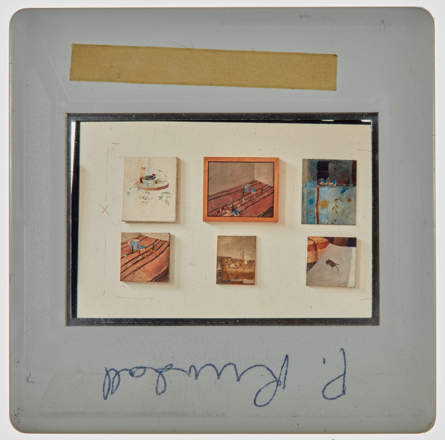 1972 Diploma in Painting Degree Show Slide - 'P Rundall'